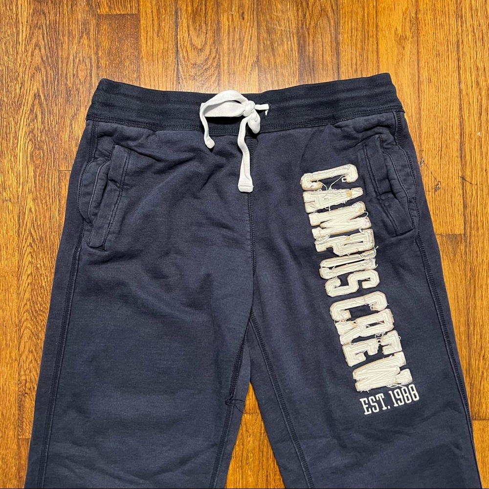 Campus Crew Canadian Sweatpants Size Medium Navy Size Medium Cotton Polyester - Picture 3 of 12